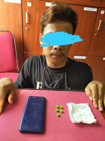 Tim Opsnal Satnarkoba Polres Siak Aman Satu Orang Pelaku Narkotika Jenis Ekstasi